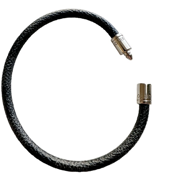 SOLD Louis Vuitton Damier Graphite Keep It Bracelet - Picture 5 of 7